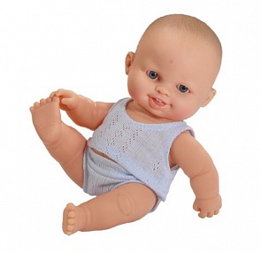 Кукла пупс в нижнем белье, 22 см., европеец, в пакете (Paola Reina, 01008 B)